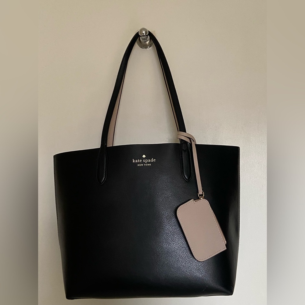Kate Spade Black and Cream Tote Bag